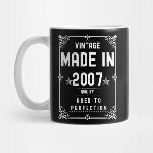 Vintage Made in 2007 Quality Aged to Perfection Mug